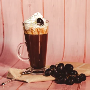 Summer Latte with Grape Juice