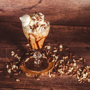 Iced coffee with condensed milk