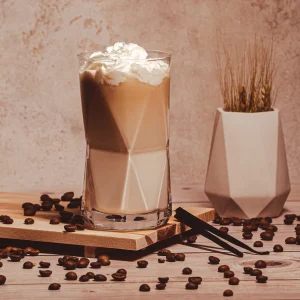 Cold brew coffee with vanilla